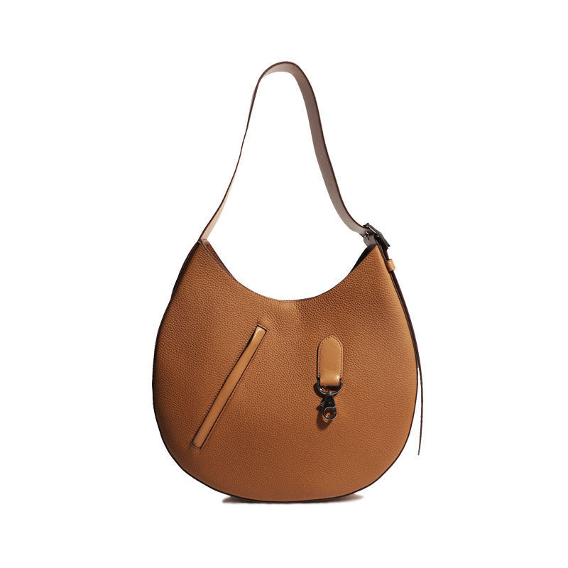 New Style Cowhide Women's One-shoulder Portable Simple Bag