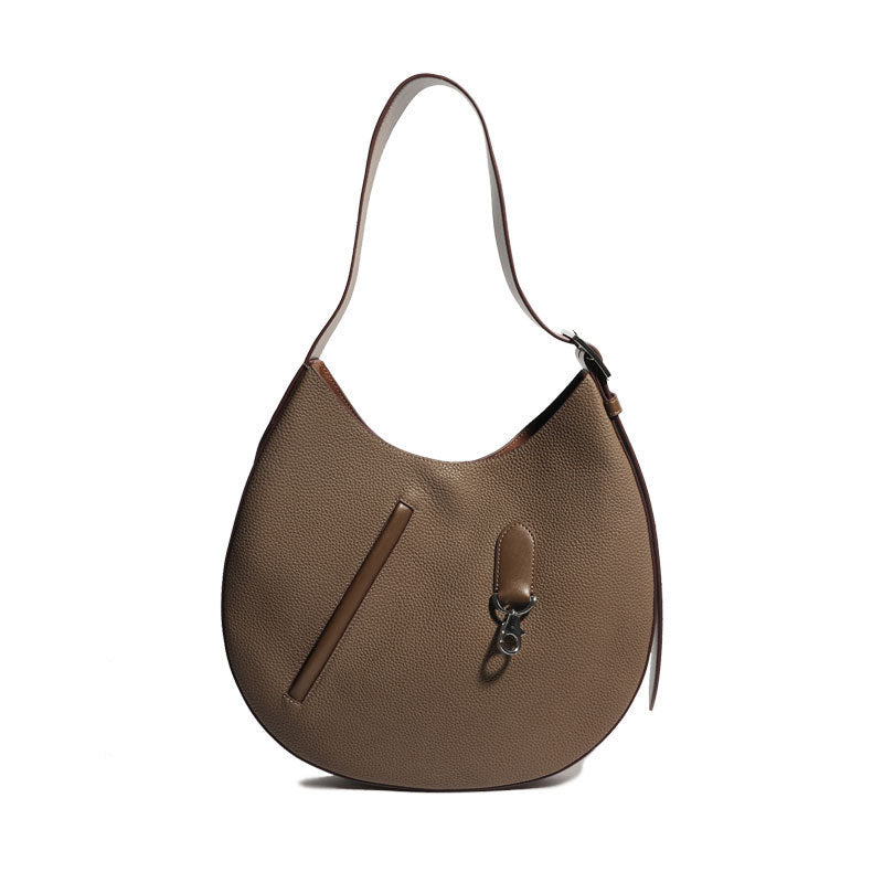 New Style Cowhide Women's One-shoulder Portable Simple Bag